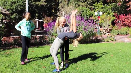 Teaching My Cousins Gymnastics