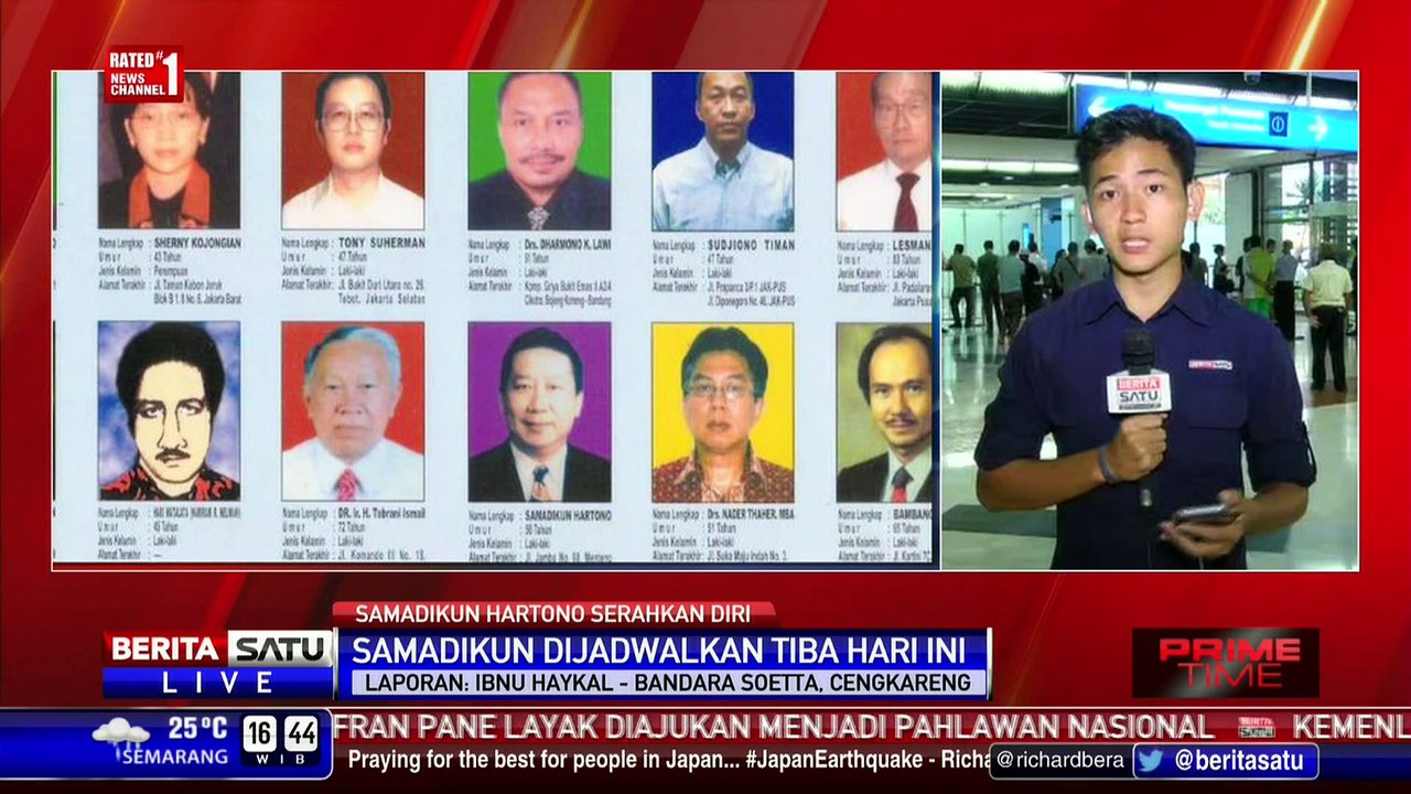 Samadikun Hartono Diperkirakan Tiba di Soekarno-Hatta Tengah Malam