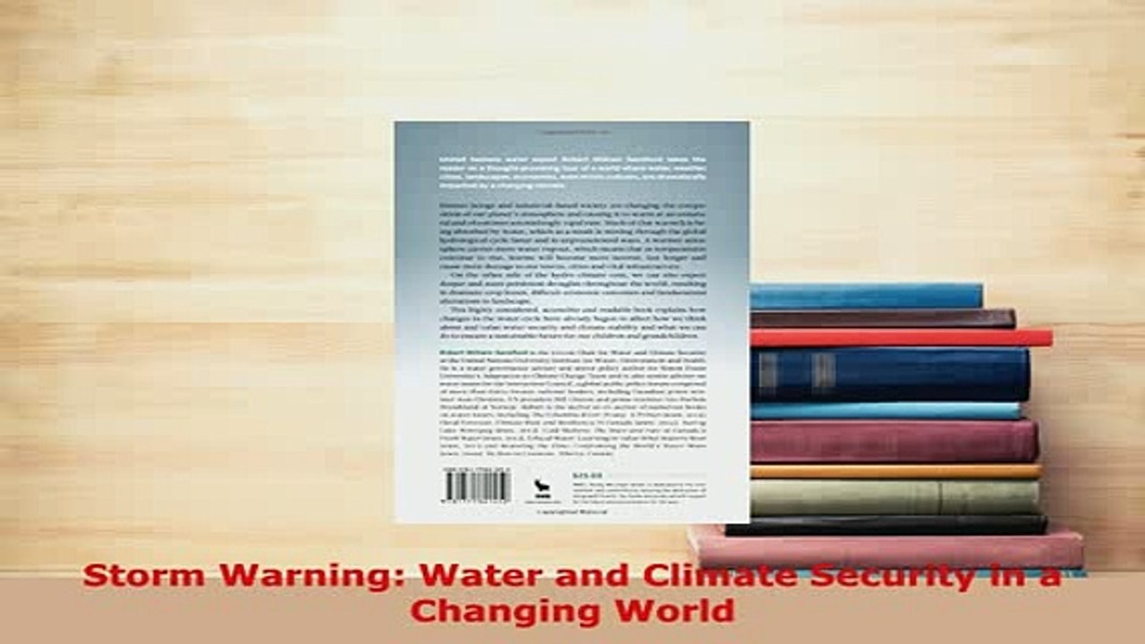 Download  Storm Warning Water and Climate Security in a Changing World Free Books
