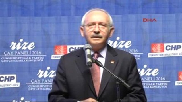 Rize CHP Genel Başkanı Kılıçdaroğlu Çay Panelinde Konuştu-3