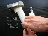 Convert PSC QuickScan6000 barcode scanner to Bluetooth barcode scanner.SUMLUNG SL-BA10