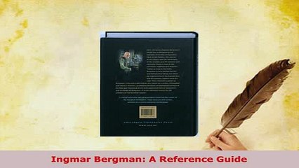 PDF  Ingmar Bergman A Reference Guide Download Online
