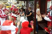 Danish fans worship ukrainian girls (Euro2012, Lviv)