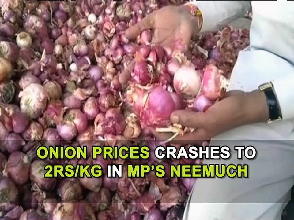 Onion prices crashes to 2Rs/kg in MP’s Neemuch