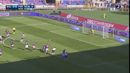 Andrea Belotti Penalty Goal HD - Bologna 0-1 Torino  - 16-04-2016