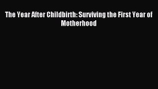 Read The Year After Childbirth: Surviving the First Year of Motherhood Ebook Online