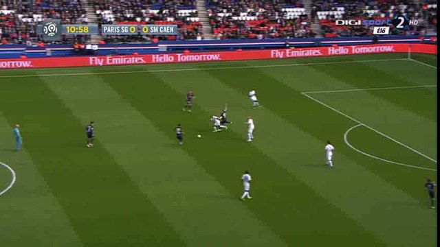 Zlatan Ibrahimovic Goal HD - PSG 1-0 Caen - 16-04-2016