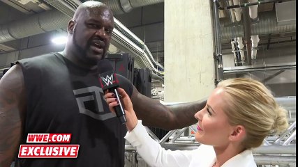Shaq issues a challenge to Big Show  WrestleMania 32 Exclusive, April 3, 2016