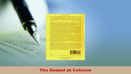 PDF  The Gospel at Colonus Read Full Ebook