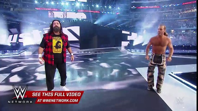 Stone Cold , HBK and Mick Foley make a surprise appearance WrestleMania 32 on WWE Network