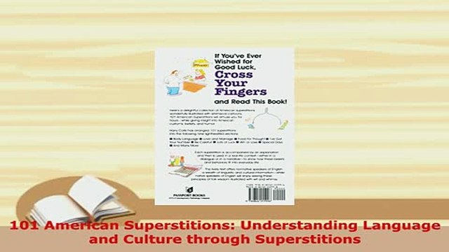 PDF 101 American Superstitions Understanding Language and Culture through Superstitions Read Full Ebook