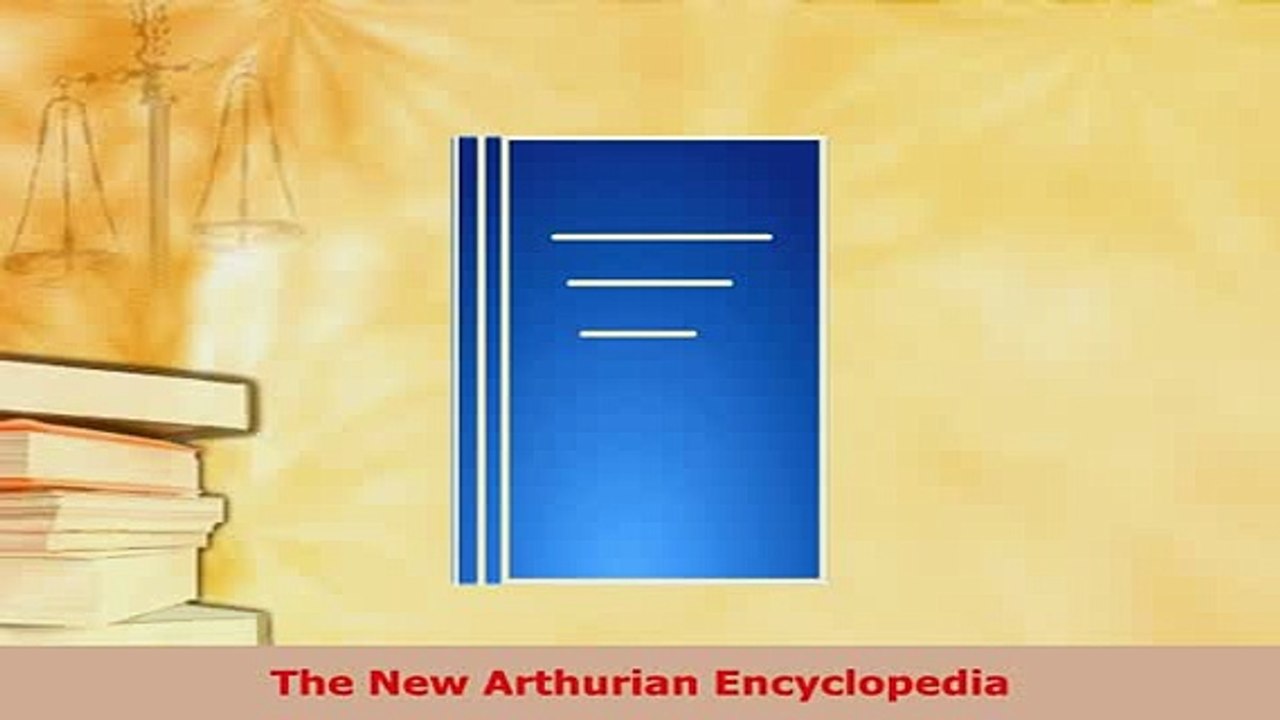 PDF  The New Arthurian Encyclopedia Read Full Ebook