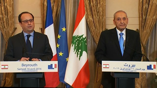 Déclaration conjointe avec Nabih BERRY, Président de l’Assemblée nationale du Liban