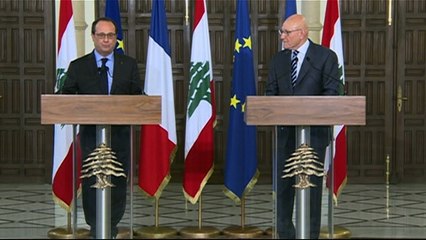 Déclaration conjointe avec Tammam SALAM, président du Conseil des Ministres libanais