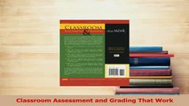 Download  Classroom Assessment and Grading That Work PDF Online