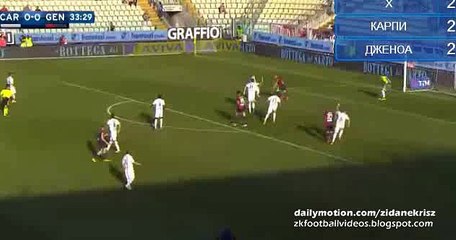 0-1 Leonardo Pavoletti Amazing Goal - Carpi 0 - 1 Genoa Serie A 16.04.2016 HD