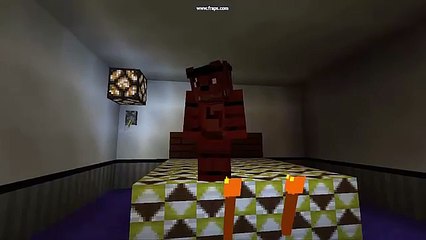 FNAF 4 song "I got no time" Minecraft