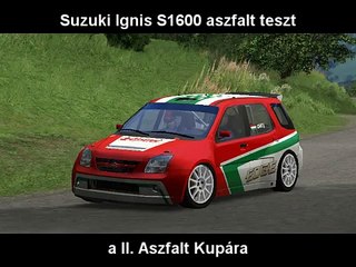 Suzuki Ignis S1600 tarmac test in RBR