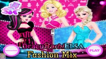 Draculaura Elsa and Barbie Fashion Mix - Elsa and Barbie Dress Up Game