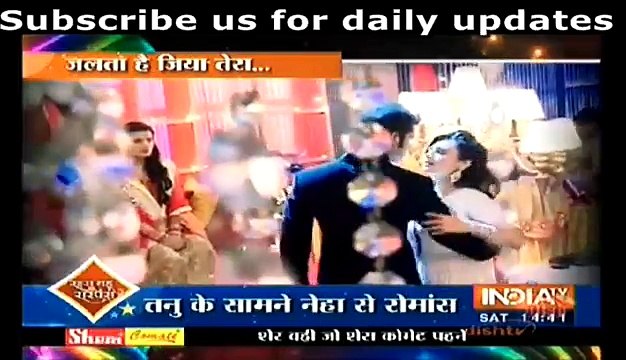 Kasam Tere Pyaar Ki - 16th april 2016 News tanu ke saamne Rishi ka neha ke saath Dance