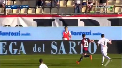 1-0 Leonardo Pavoletti Goal Italy  Serie A - 16.04.2016, Carpi FC 0-1 Genoa