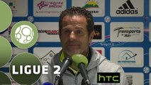 Conférence de presse FBBP 01 - FC Metz (0-3) : Hervé DELLA MAGGIORE (BBP) - Philippe  HINSCHBERGER (FCM) - 2015/2016