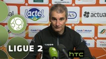 Conférence de presse Stade Lavallois - Evian TG FC (2-1) : Denis ZANKO (LAVAL) - Romain REVELLI (EVIAN) - 2015/2016