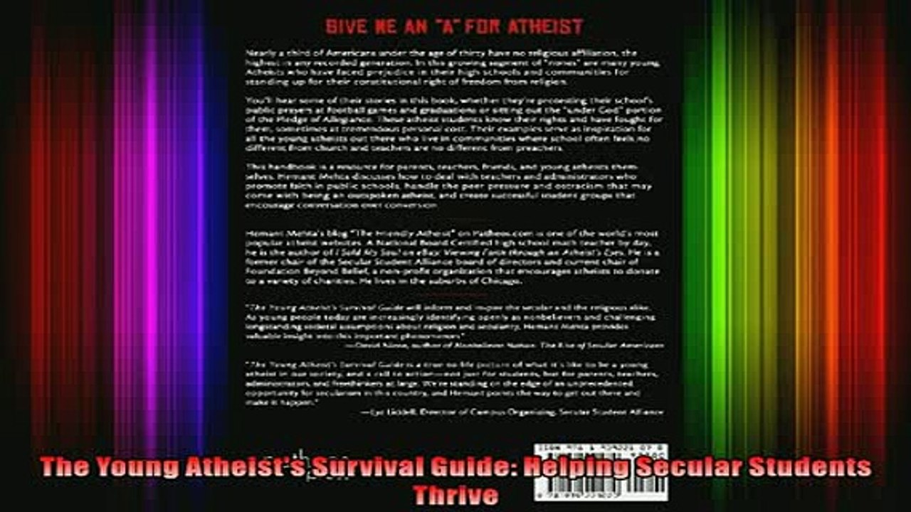 Download  The Young Atheists Survival Guide Helping Secular Students Thrive  Full EBook Free