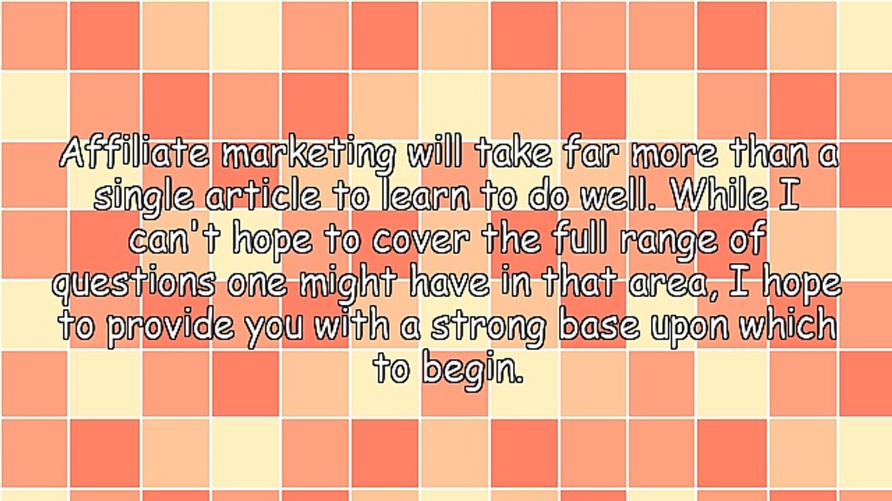 Absolute Beginner's Guide to Affiliate Marketing