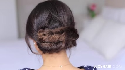 Double Fishtail Bun Updo Tutorial - by sports acaemy