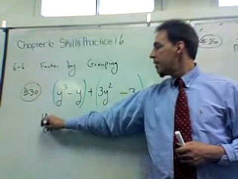6-6 Factoring Polynomials by Grouping