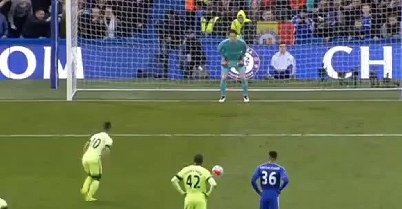 Kun Aguero Hattrick Goal - Chelsea vs Manchester City 0-3 (2016)