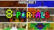 8 PORTALS, actually 9 Portals, Right? Custom Minecraft Puzzle Map NikNikamTV
