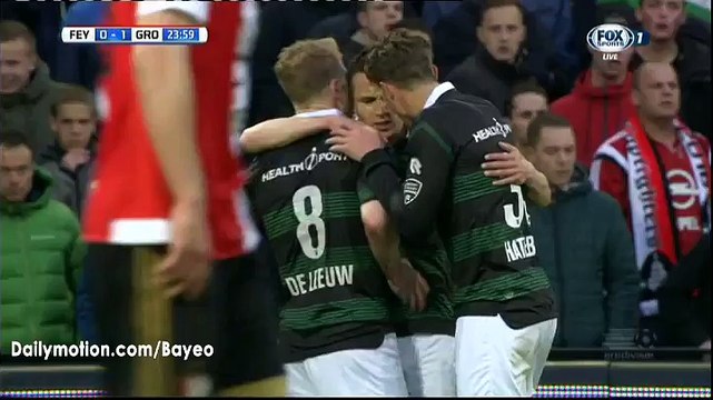 Michael de Leeuw Goal HD - Feyenoord 0-1 Groningen - 16-04-2016