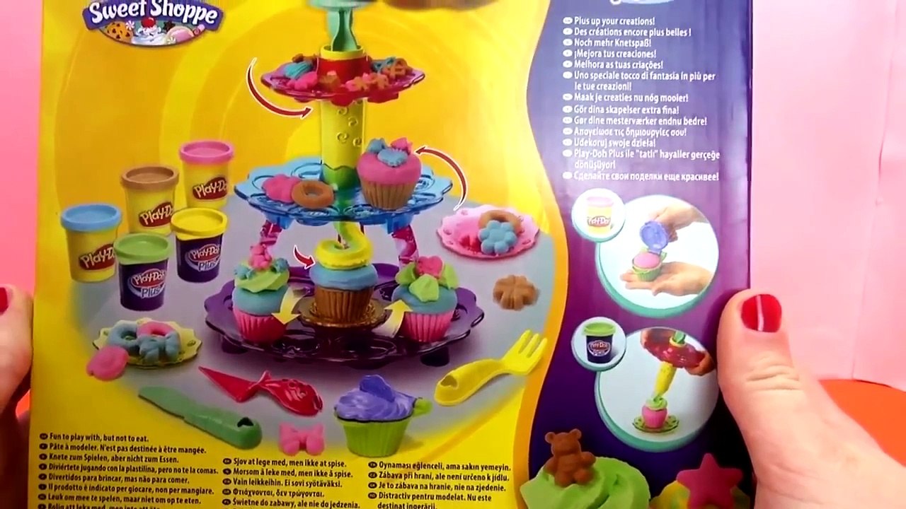 : Gâteau Play Doh – Tour à Cupcakes – Tour à petits gâteaux Sweet Shoppe HASBRO A5144E24 U