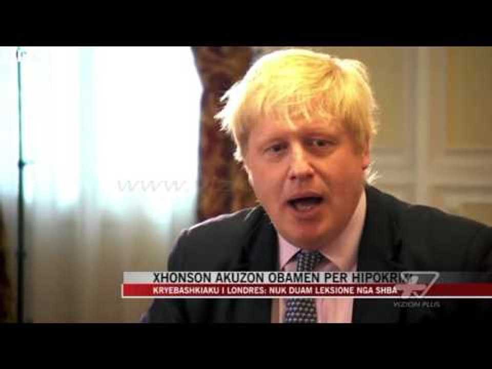 Xhonson akuzon Obamën për hipokrizi - News, Lajme - Vizion Plus