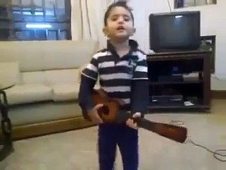 cute kid singing a indian song wow so cute best video ever.