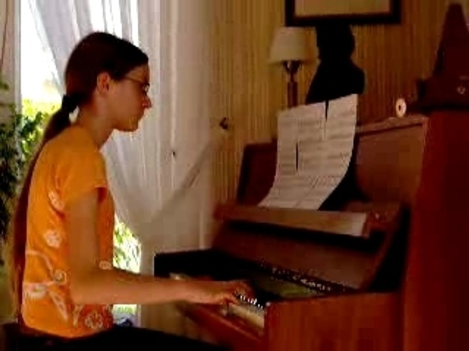Margot au piano