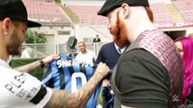 Sheamus visits San Siro football stadium in Milan, Italy