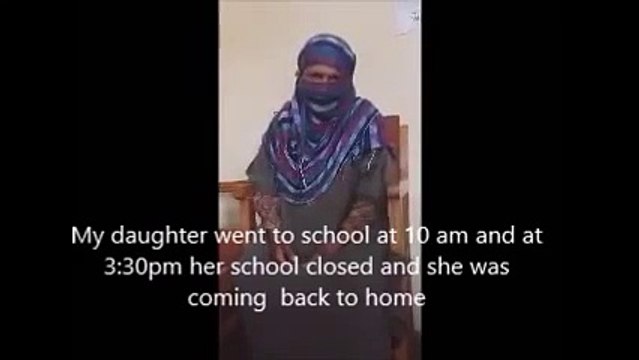 English translation of the Interview of Handwara girl's mother