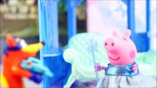Pig George e Peppa Pig Sonho de Princesa Disney Castelo Froz