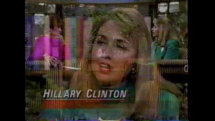 Hillary Clinton explains "Bake cookies" remark -April 1992