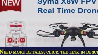 SYMA X8W FPV RC Drone Quadcopter with WiFi Real Time Transmission Came