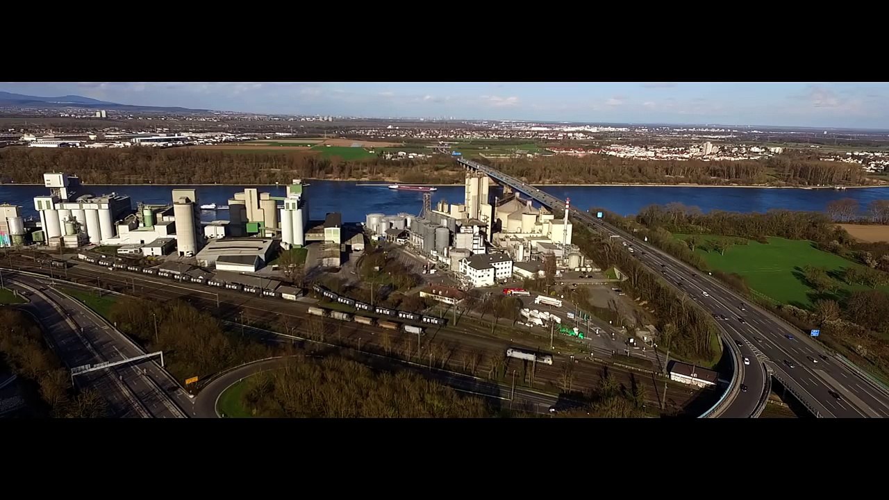 Rhein - Werk (Mainz) | DJI Montage