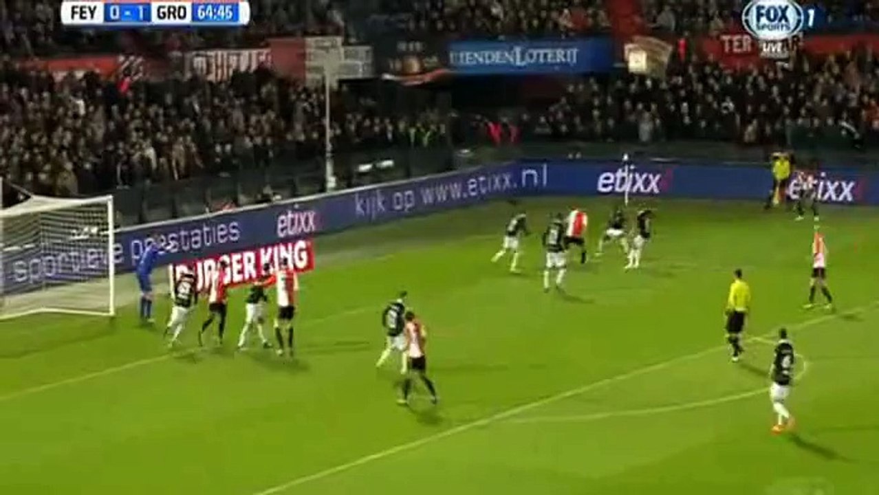 Tonny Vilhena Goal HD - Feyenoord 1-1 Groningen - 16-04-2016