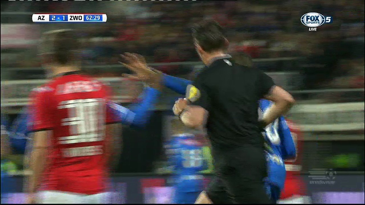 Dabney dos Santos Souza Goal HD - AZ Alkmaar 3-1 Zwolle - 16-04-2016