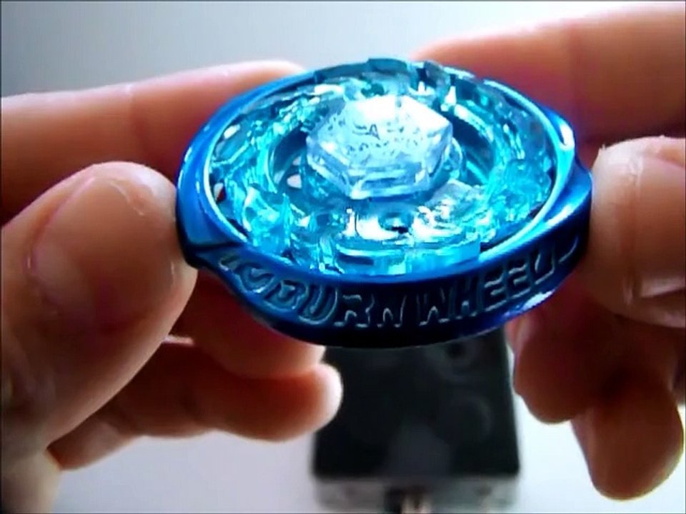 RARE Beyblade Burn Phoenix Ice Blue 90WF with DVD set Review and Test HD! AWESOME