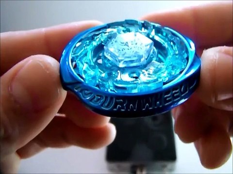 RARE Beyblade Burn Phoenix Ice Blue 90WF with DVD set Review and Test HD! AWESOME