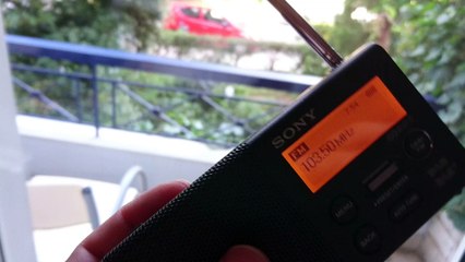 Two stations at one frequency, Athens-Glyfada, Greece