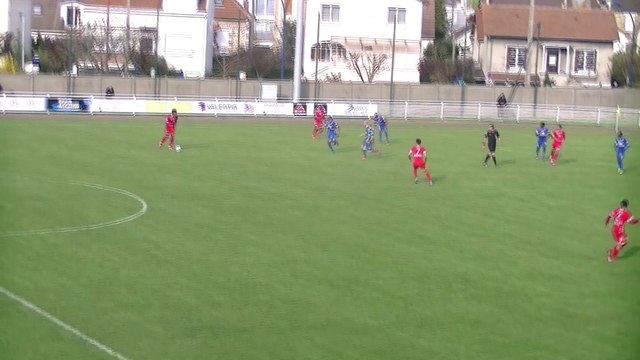 But de Florian David (GF38) contre JA Drancy